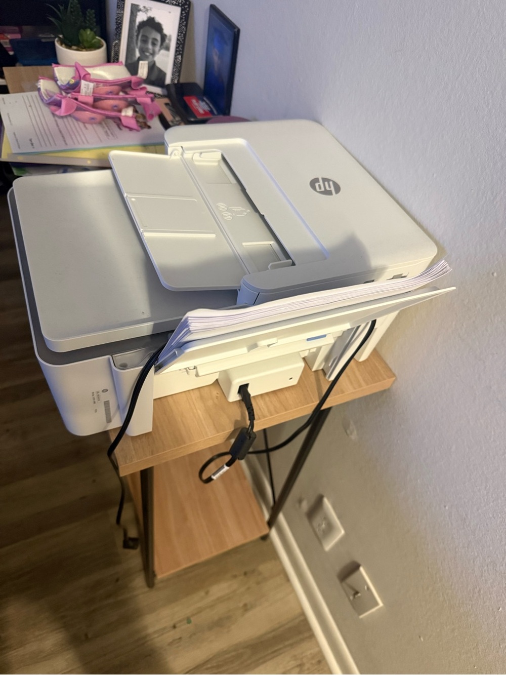 HP White Compact Home Office All-in-One Printer